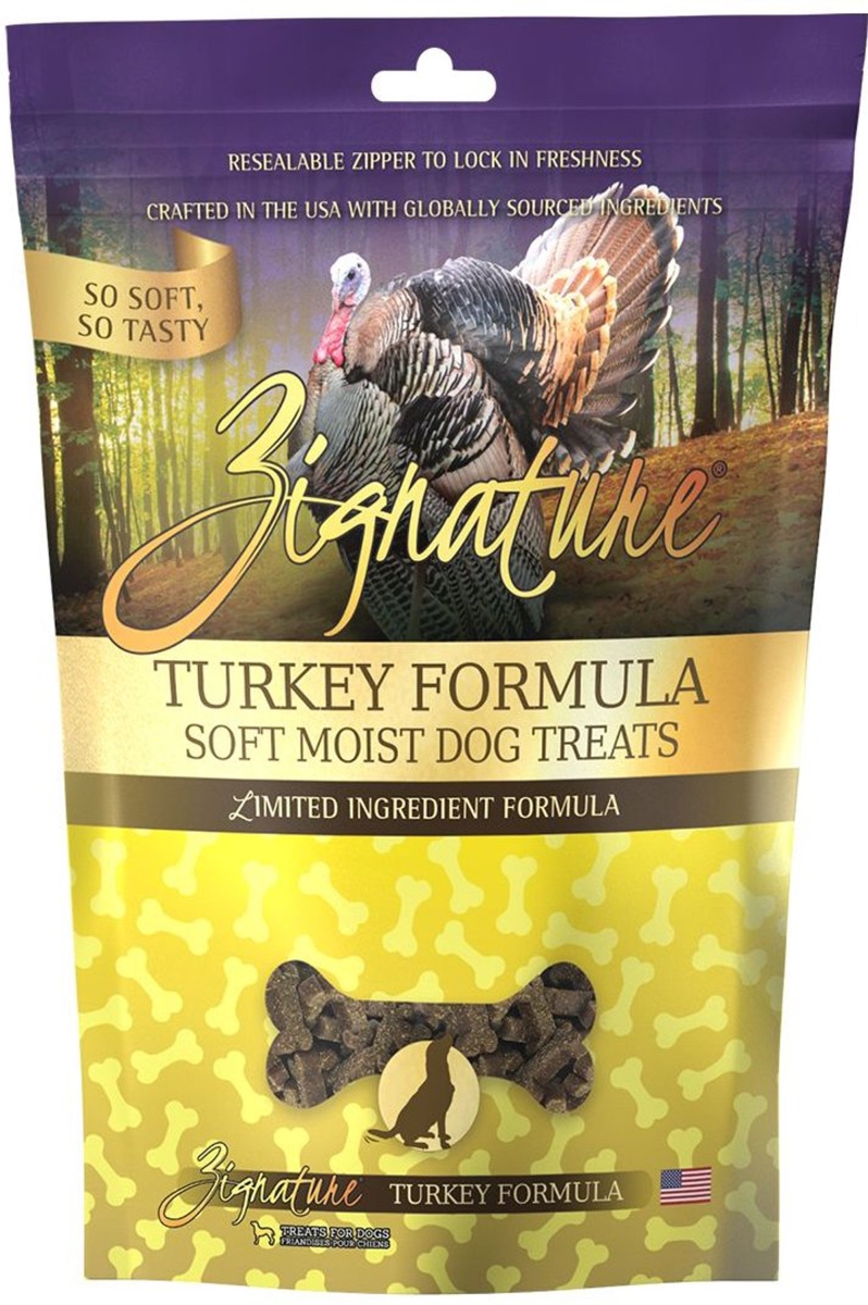 Picture of Zignature 888641137312 4 oz Dog Turkey Soft Moist Treat
