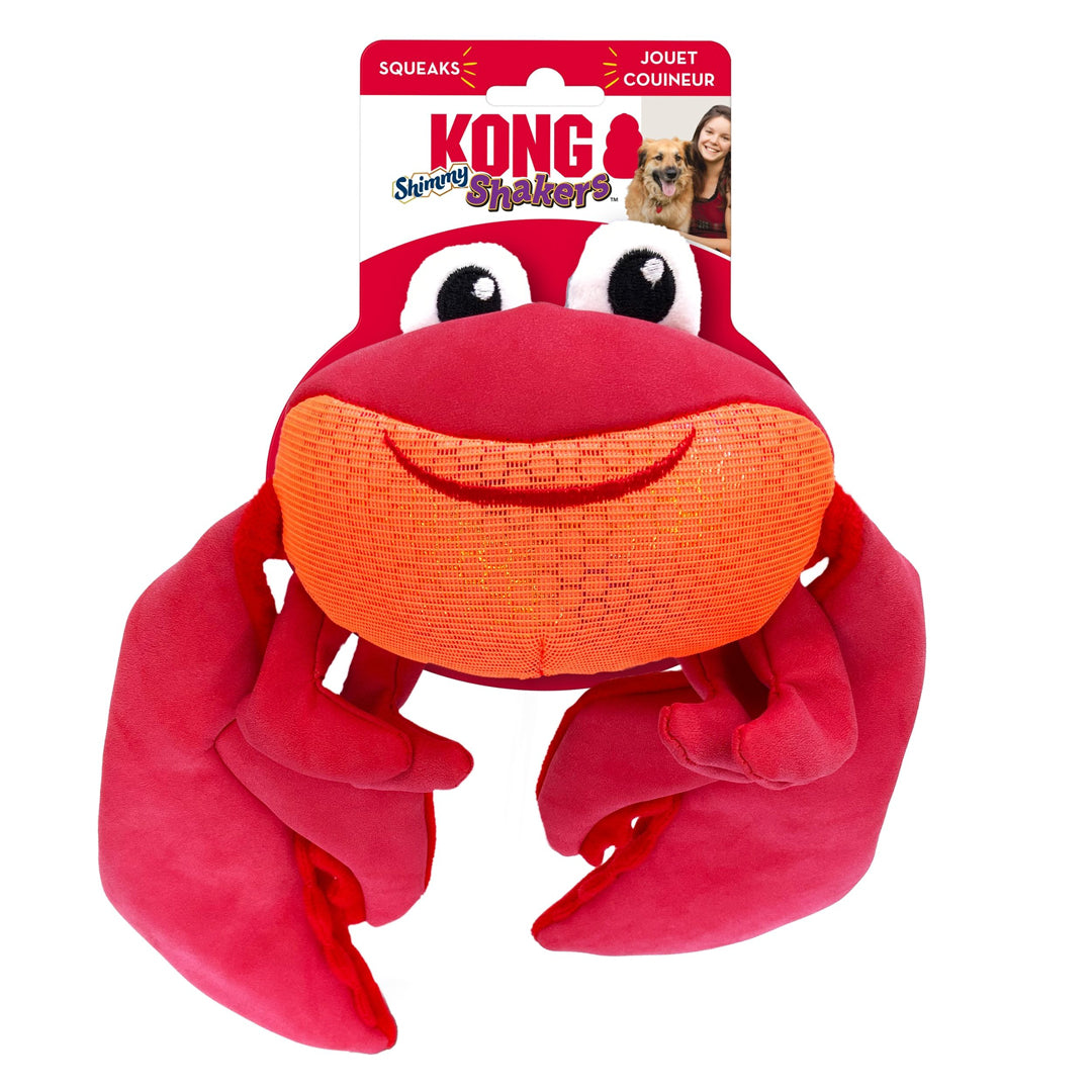 Picture of KONG 035585498492 Shakers Shimmy Crab Dog Toy - Medium