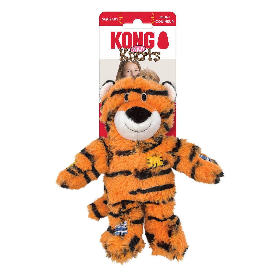 Picture of KONG 035585509396 Wild Knots Tiger Dog Toy - Small & Medium