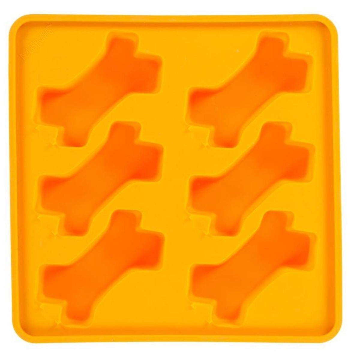 Picture of Messy Mutts 628043607859 10 x 10 in. Framed Silicone Interactive Popsicle Mold Dog Treat&#44; Orange