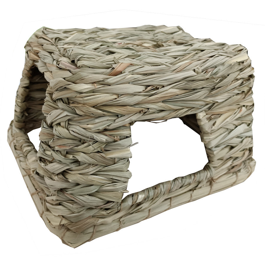 Picture of A & E Cages 644472001198 Small Animal Multi Hole Grass Play Hut&#44; Natural - Medium