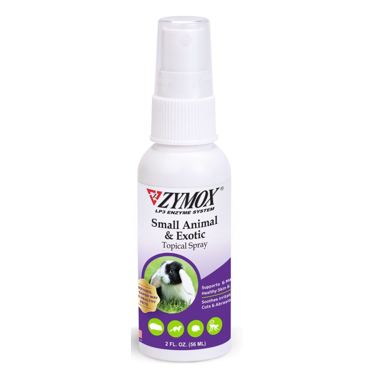 Picture of Zymox 667334440003 2 oz Small Animal & Exotic Topical Solution Spray