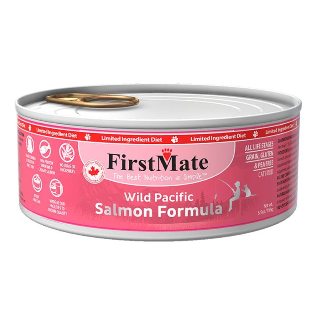 Picture of Firstmate 072318220029 5.5 oz Cat Limited Ingredient Grain Free Salmon Food