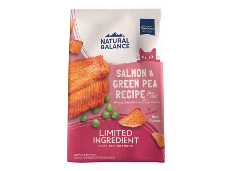 723633014779 4 lbs LID Dry Green Pea  Salmon Cat Food