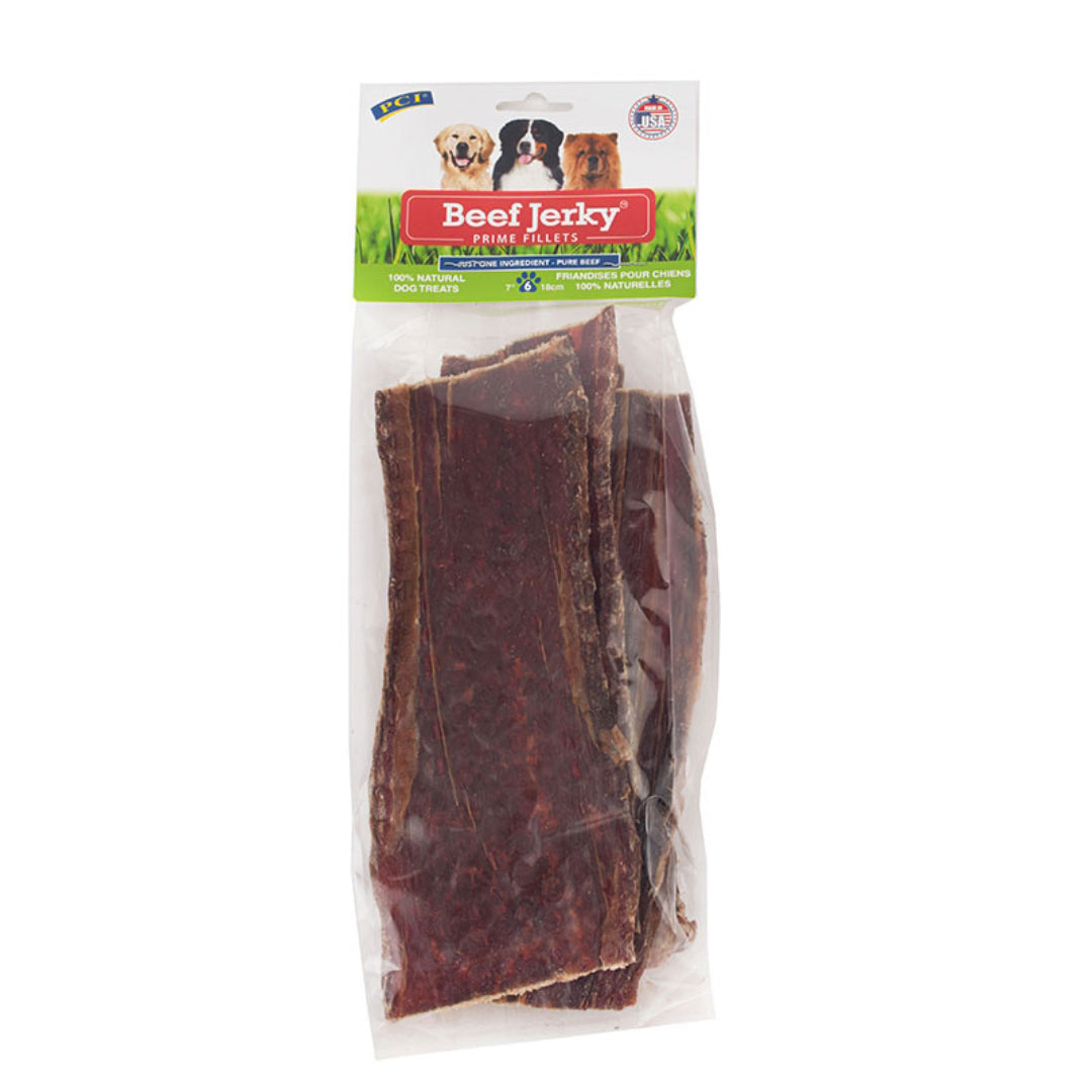 Picture of PCI 727348180040 4 oz Header 100 Percent Real Beef Jerky