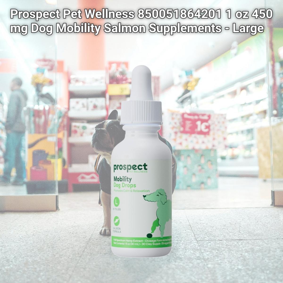 Picture of Prospect Pet Wellness 850051864201 1 oz 450 mg Dog Mobility Salmon Supplements - Large