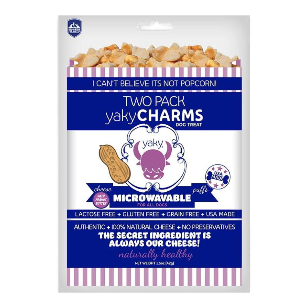 Picture of Himalayan Dog Chew 859552003379 1.5 oz Yaky Charms Peanut Butter Dog Treats - Pack of 2