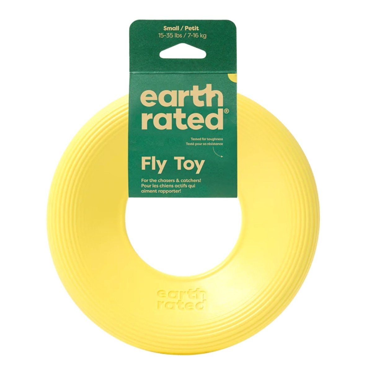Picture of Earth Rated 870856001557 Dog Flyer Toy&#44; Yellow - Small