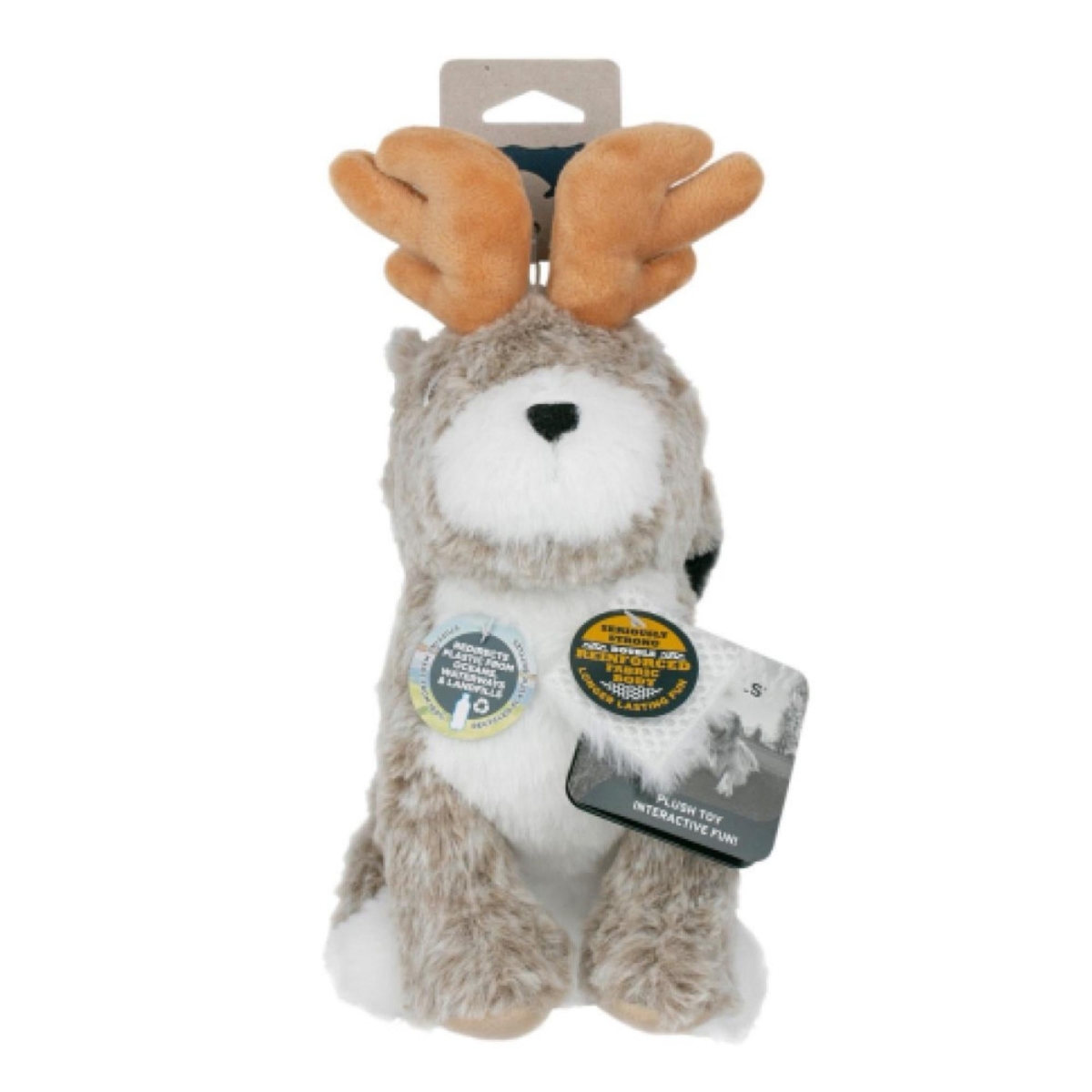 Picture of Tall Tails 022266177760 9 in. Dog Plush Jackalope Twitchy Toy