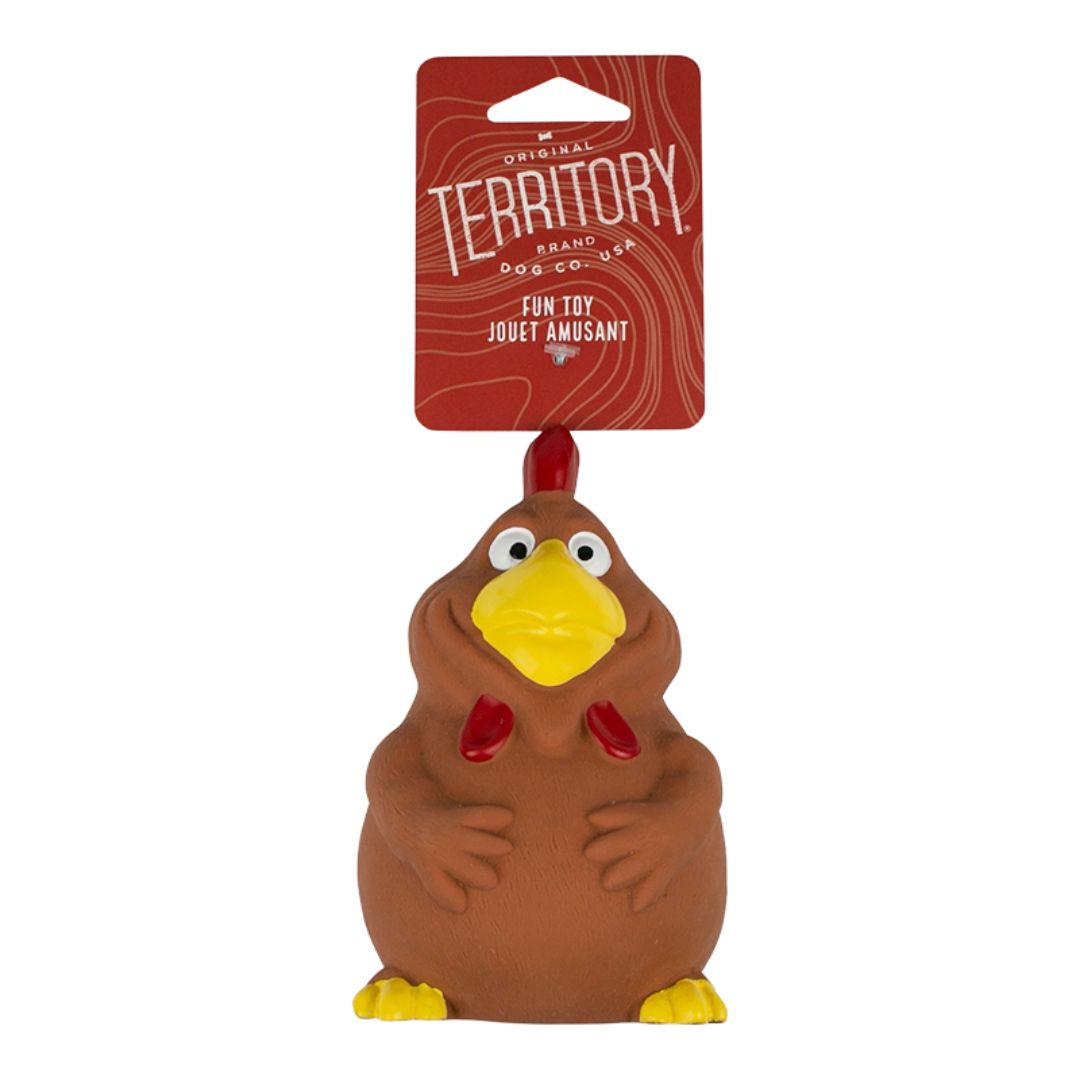 Picture of Territory 022266178156 3.6 in. Dog Latex Squeaker Chicken Toy