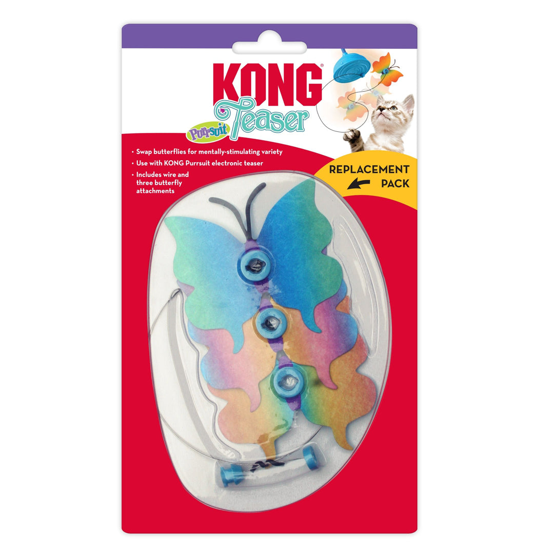 Picture of KONG 035585460062 Teaser Purrsuit Butterfly Replacement Pack Cat Toy - One Size