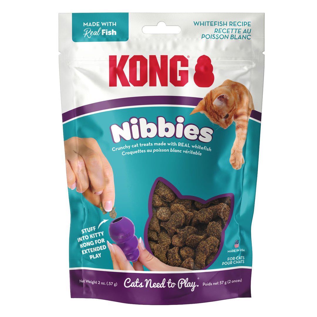 Picture of KONG 035585516011 2 oz Whitefish Nibbies Cat Treats