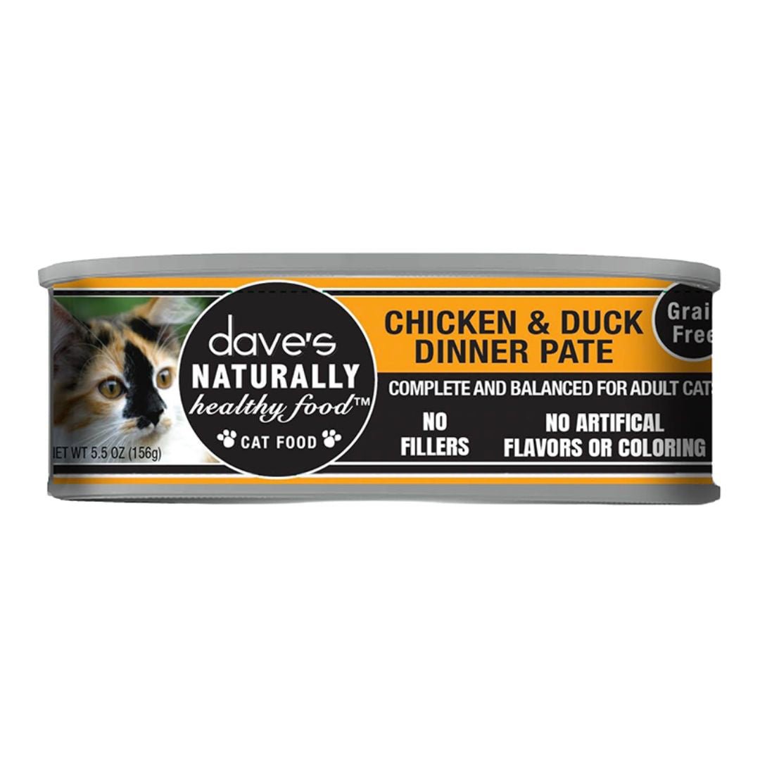 Picture of Daves Pet Food 685038118851 5.5 oz Cat Grain Free Naturally Healthy Chicken & Duck Food