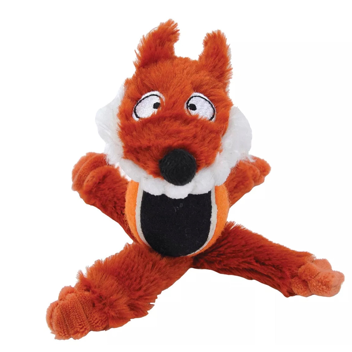 Picture of Coastal Pet Products 076484842283 6 in. Lil Pals Tennis Ball Fox Plush Dog Toys