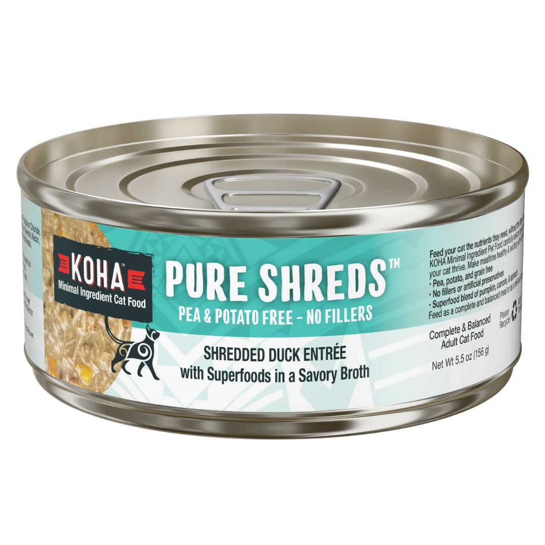 Picture of Koha 811048023353 5.5 oz Cat Grain Free Shredded Duck Food