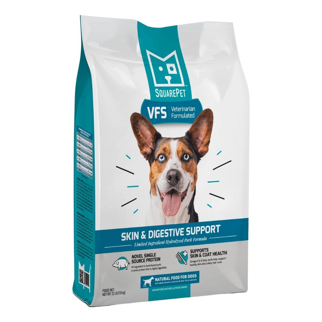 Picture of Square Pet 850006101092 22 lbs VFS Skin & Digest Dog Hydrlzd Pork Dog Food