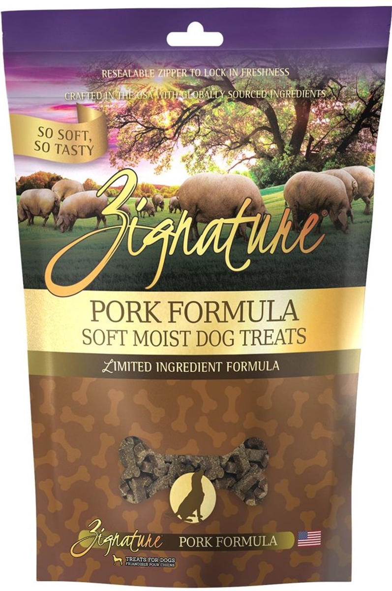 Picture of Zignature 888641137251 4 oz Dog Pork Soft Moist Treat