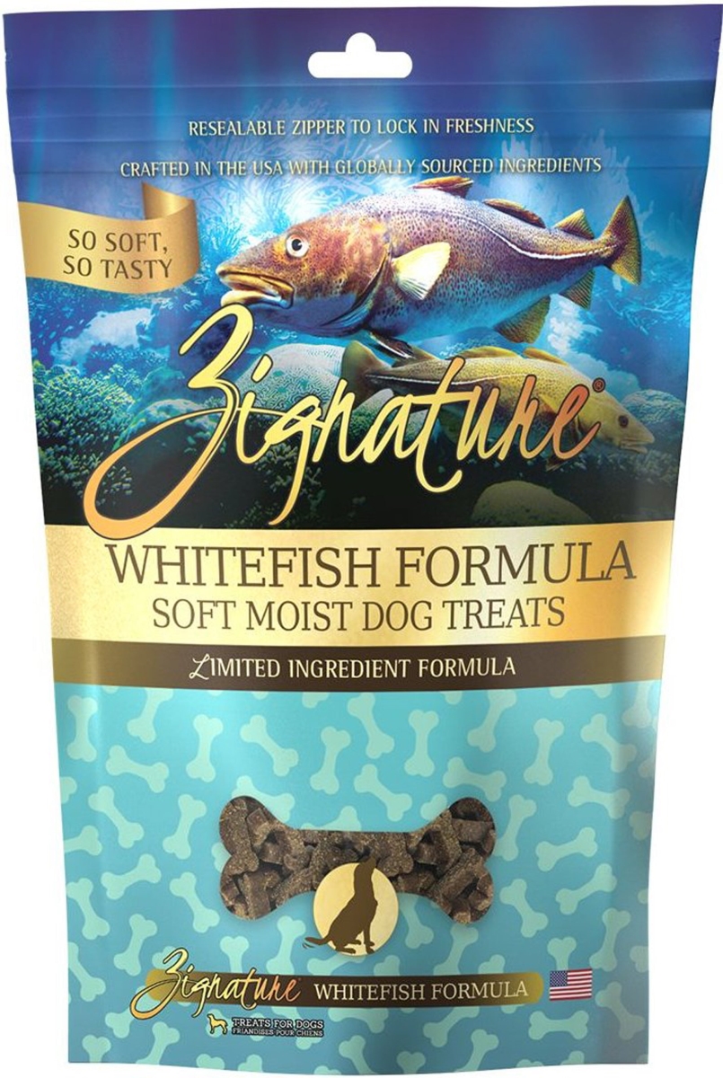 Picture of Zignature 888641137350 4 oz Dog Whitefish Soft Moist Treat