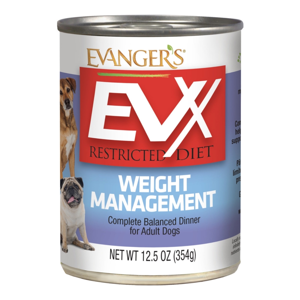 Picture of Evangers 077627202018 EVx Restricted Diet Weight Management Wet Dog Food - 12.5 oz - Case of 12