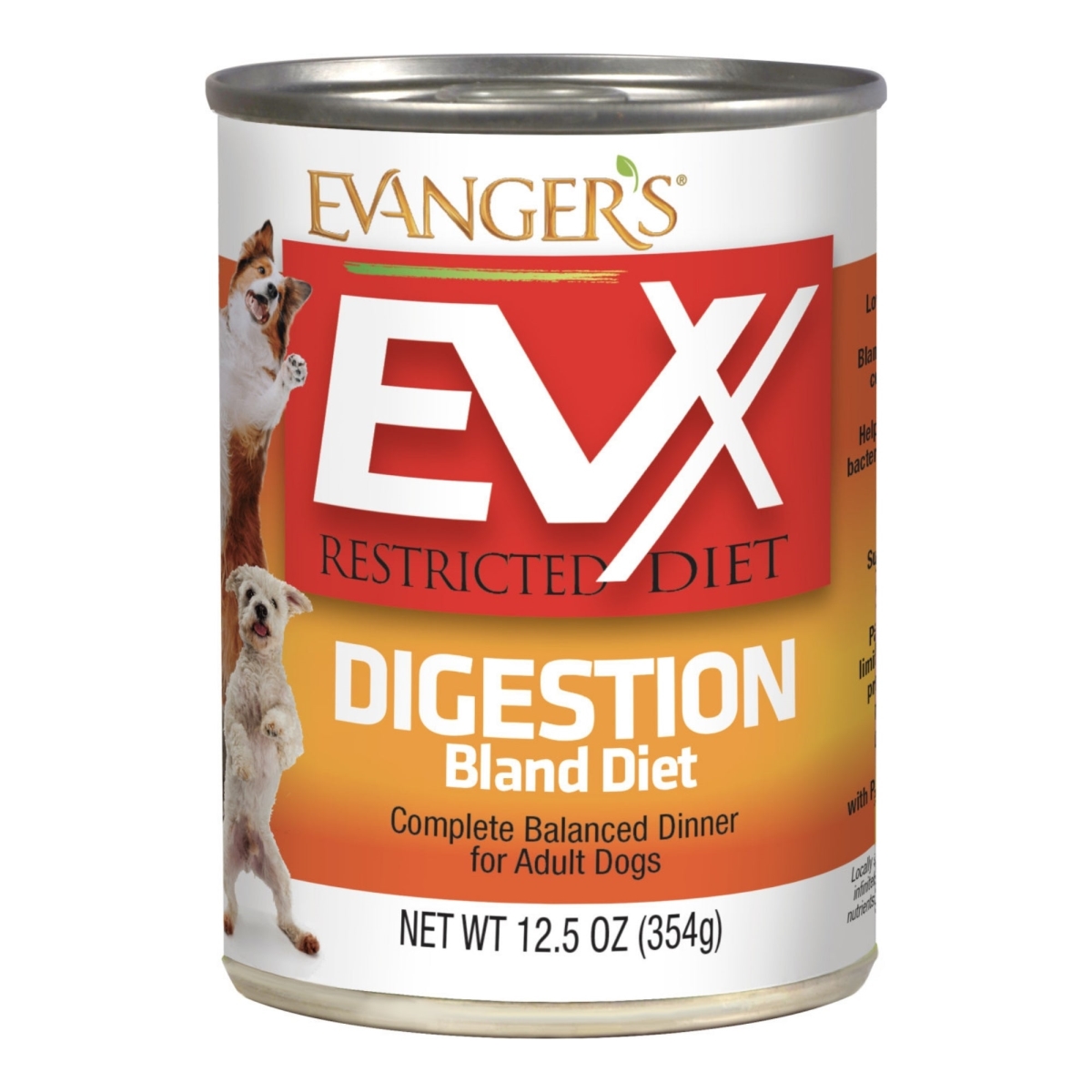 Picture of Evangers 077627202025 EVx Restricted Diet Digestion Bland Diet Wet Dog Food - 12.5 oz - Case of 12