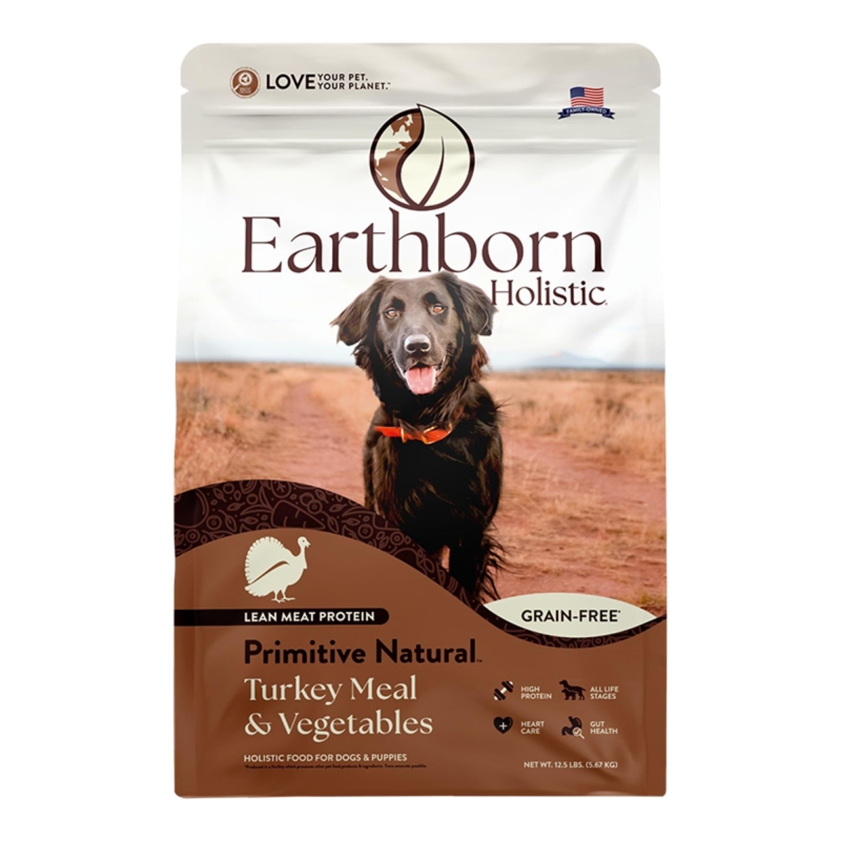 Picture of Earthborn 034846540017 Earthborn Dog Grain Free Primitive Natural Food - 12.5 lbs