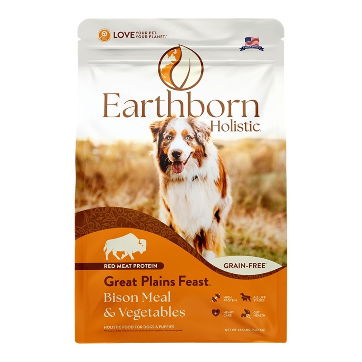 Picture of Earthborn 034846540116 12.5 lbs Dog Grain Free Great Plains Feast
