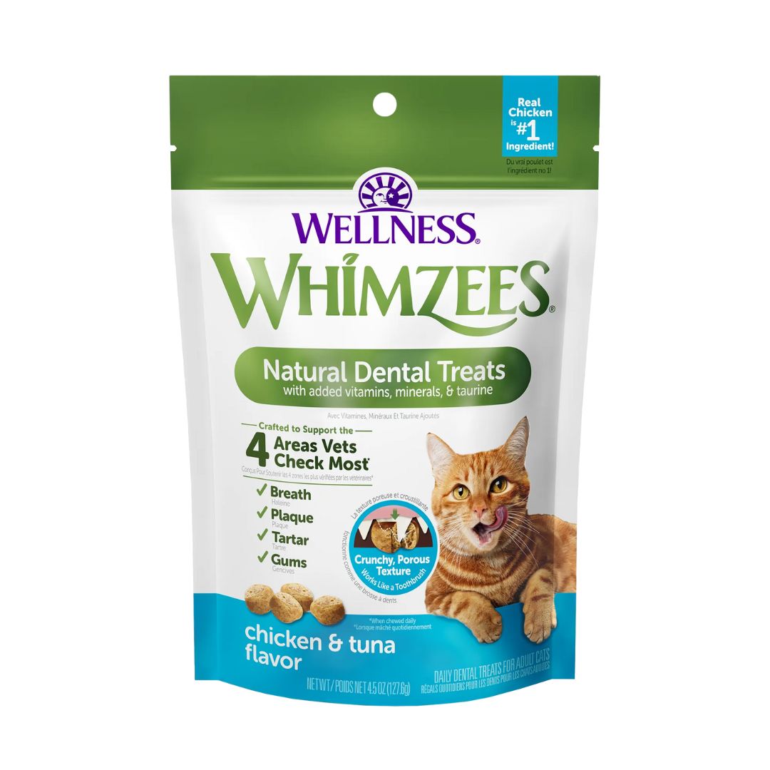 Picture of Whimzees 810037580587 4.5 oz Cat Dental Treat - Chicken Tuna