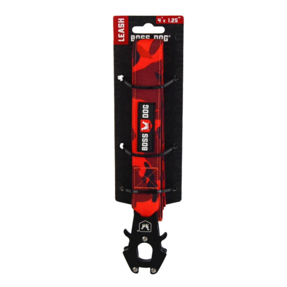 Picture of Boss Nation 850030579287 4 ft. Dog Tactical Dog Leash&#44; Red Camo
