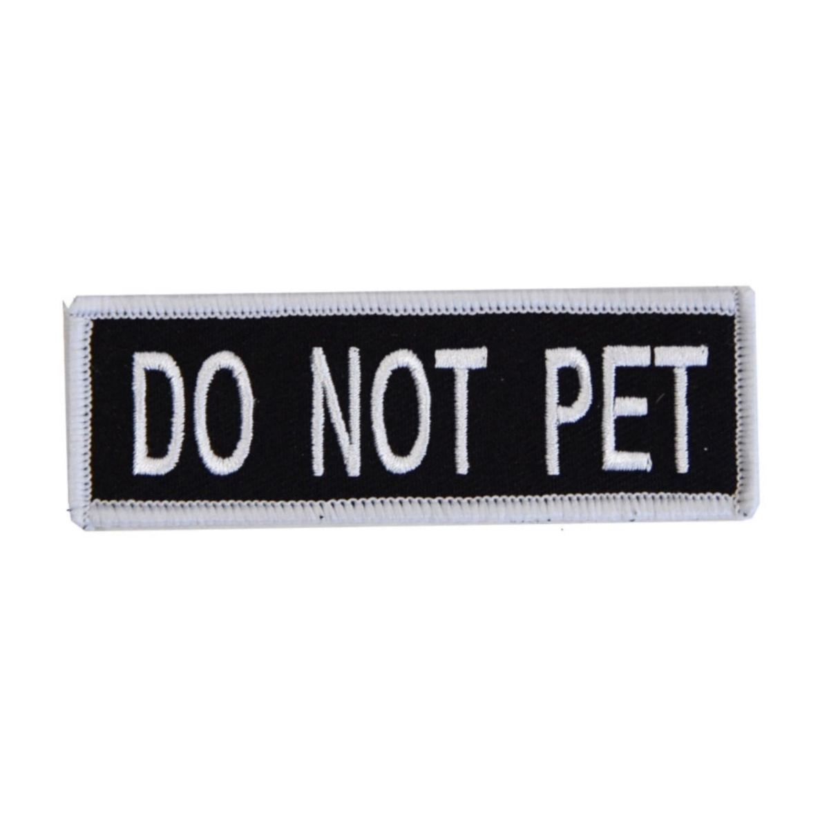 Picture of Boss Nation 850030579751 Dog Tactical Harness Patch&#44; Do Not Pet - Small - 6 Each
