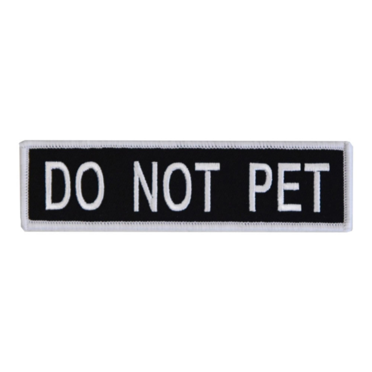Picture of Boss Nation 850030579768 Dog Tactical Harness Patch&#44; Do Not Pet - Large - 6 Each
