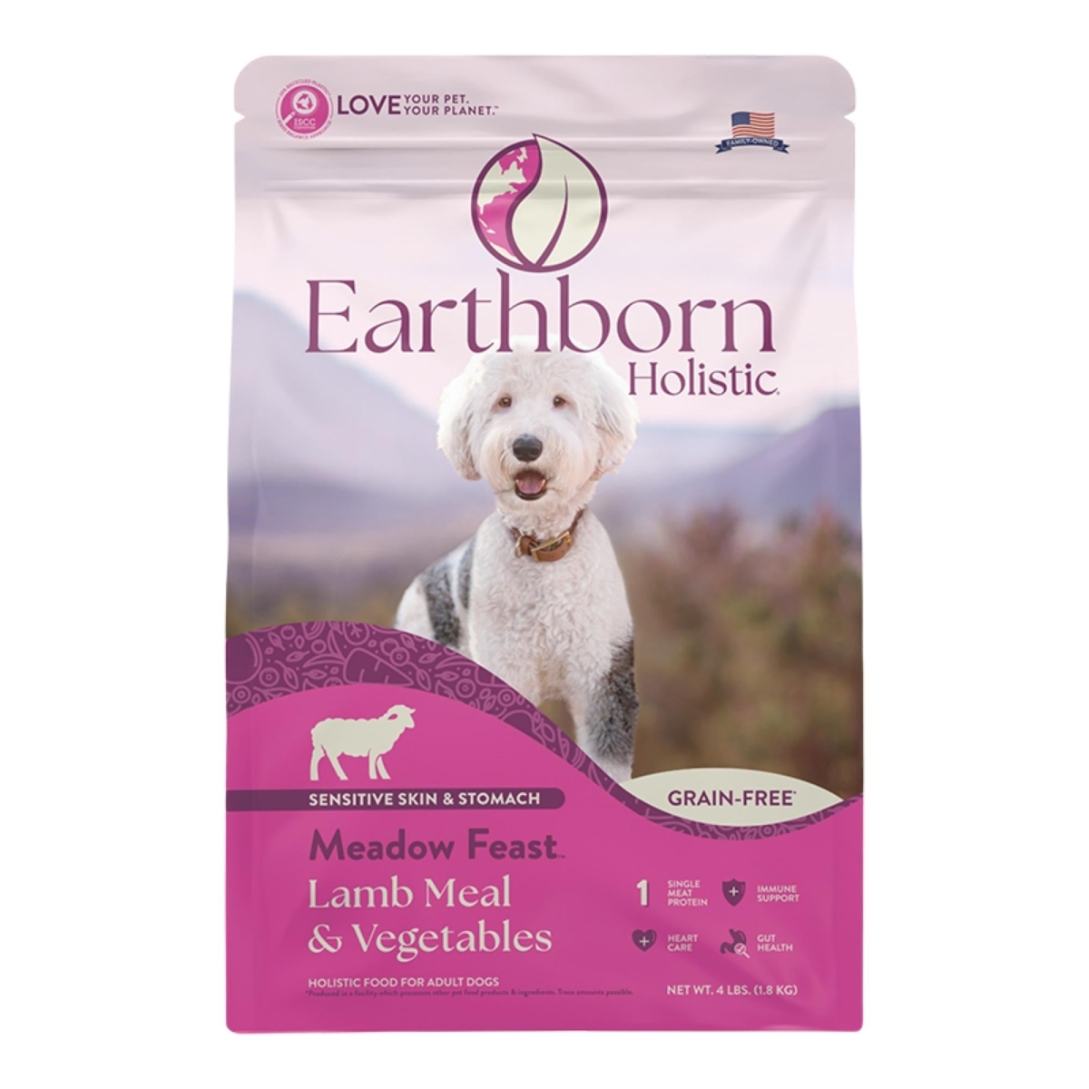 Picture of Earthborn 034846540321 Dog Grain Free Meadow Feast - 4 lbs