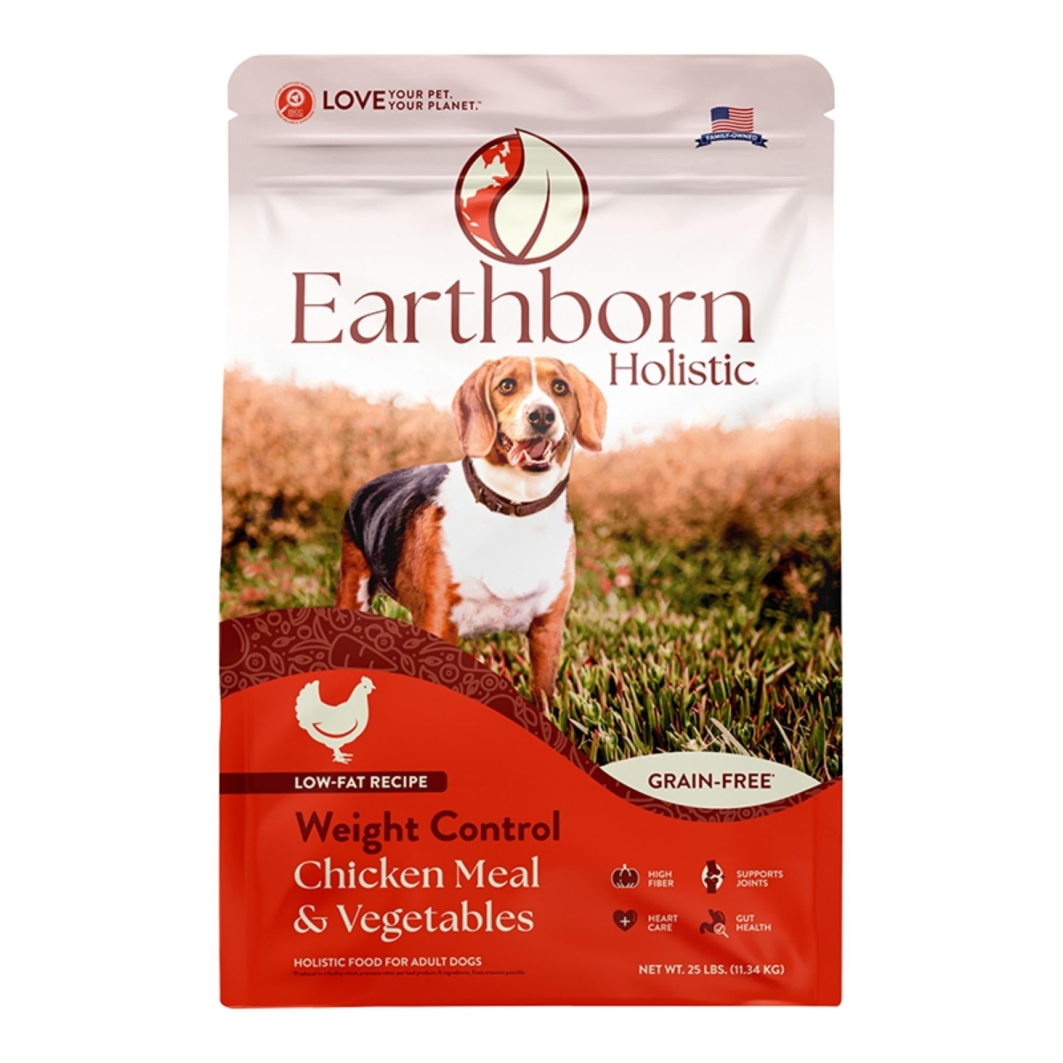 Picture of Earthborn 034846540406 Dog Grain Free Weight Control - 25 lbs