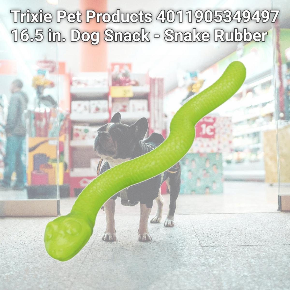 Picture of Trixie Pet Products 4011905349497 16.5 in. Dog Snack - Snake Rubber