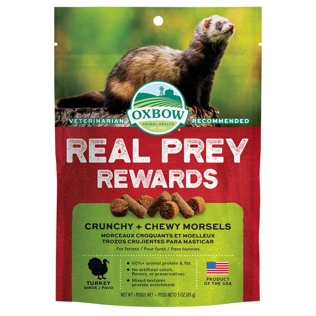 Picture of Oxbow 744845968384 Small Animal Real Prey Rewards Turkey Treat - 3 oz