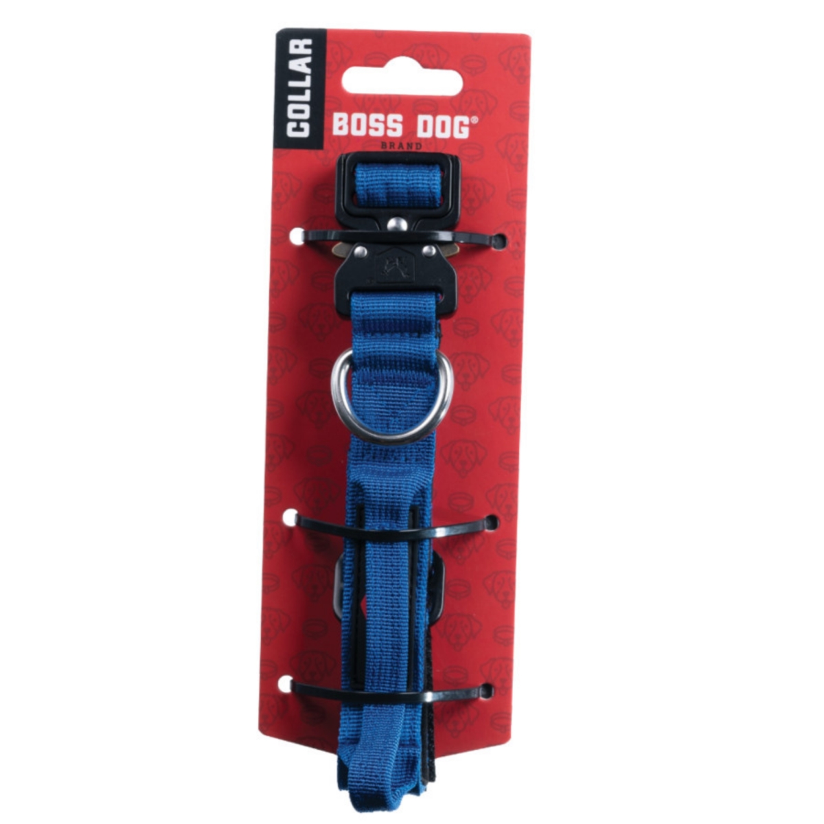 Picture of Boss Nation 850010391182 13-16 in. Dog Tactical Adjustable Dog Collar&#44; Blue - Small