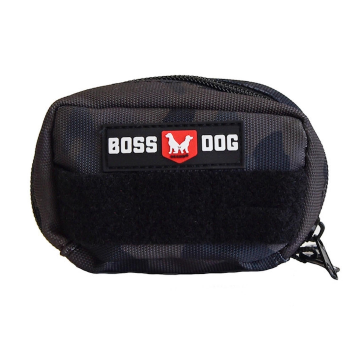 Picture of Boss Nation 850036272090 Dog Tactical Molle Harness Bag&#44; Black Camo - Small