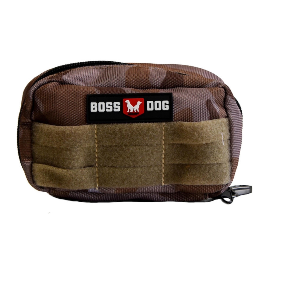 Picture of Boss Nation 850036272120 Dog Tactical Molle Harness Bag&#44; Tan Camo - Large