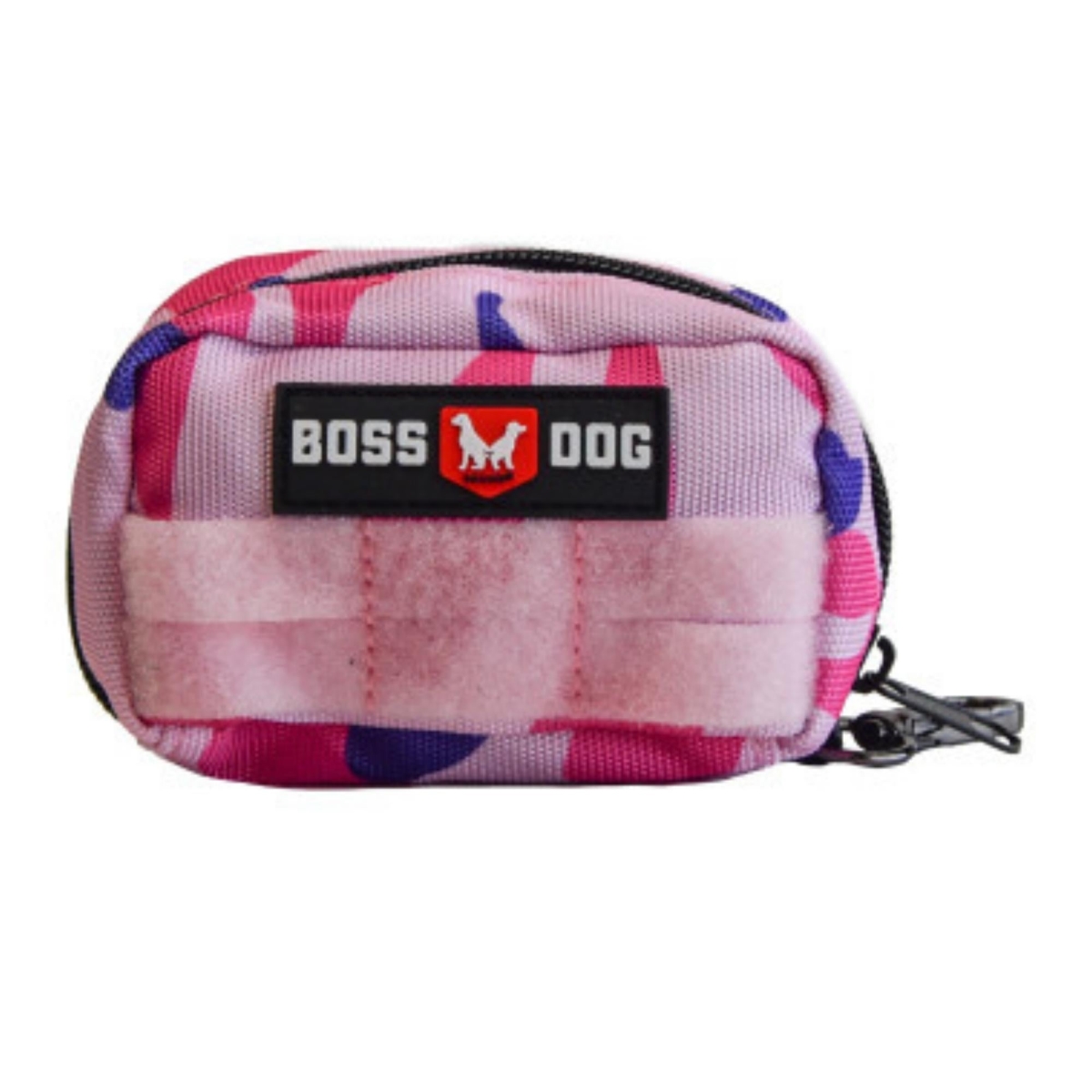 Picture of Boss Nation 850036272144 Dog Tactical Molle Harness Bag&#44; Pink Camo - Large
