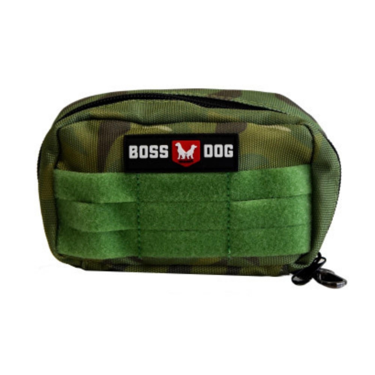 Picture of Boss Nation 850036272151 Dog Tactical Molle Harness Bag&#44; Green Camo - Small