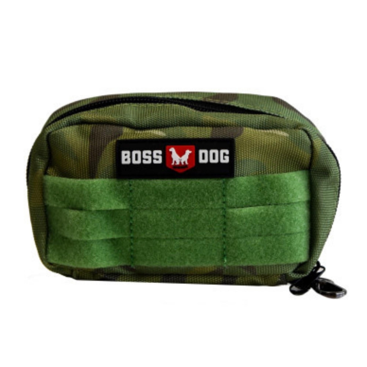 Picture of Boss Nation 850036272168 Dog Tactical Molle Harness Bag&#44; Green Camo - Large