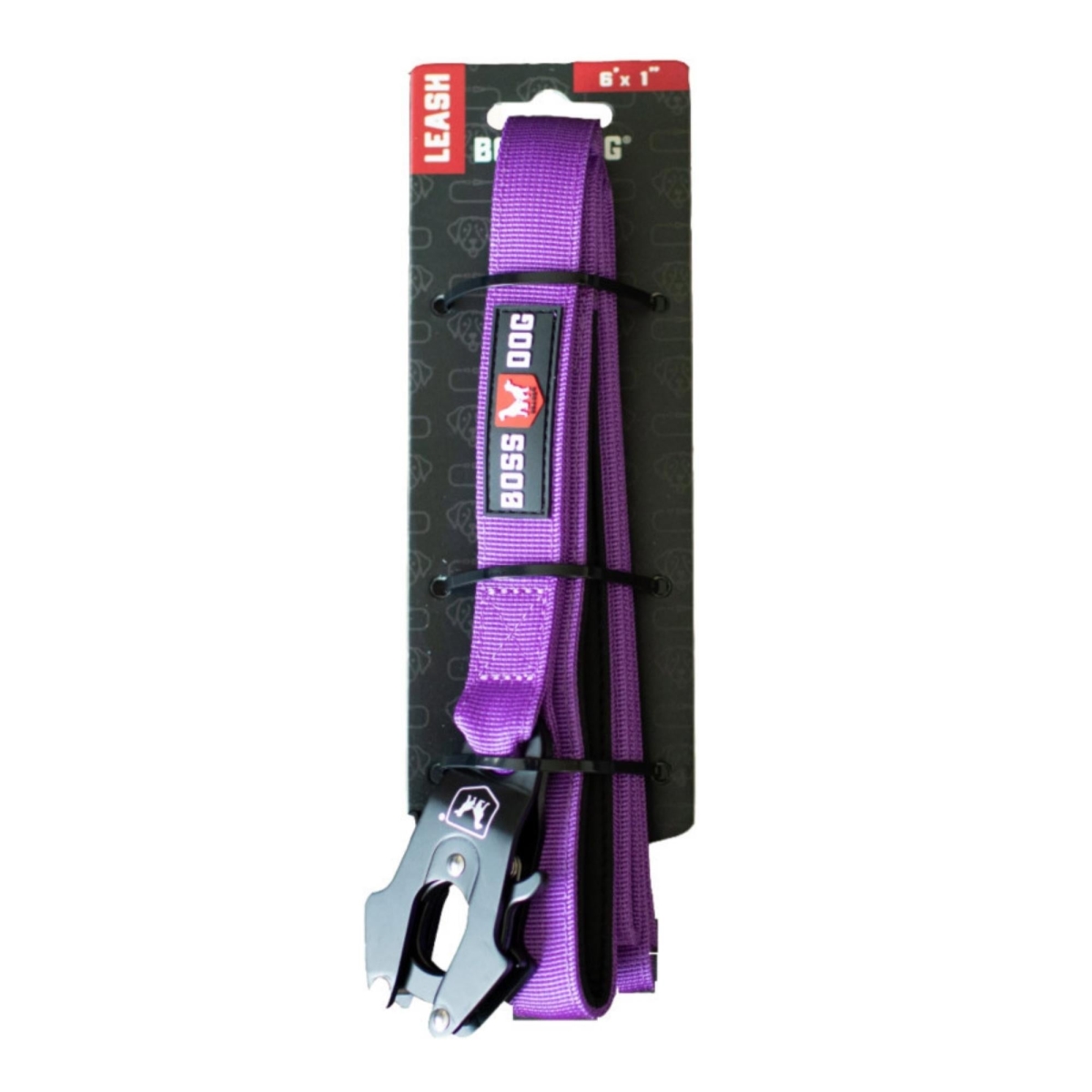 Picture of Boss Nation 850036272755 6 ft. Dog Tactical Dog Leash&#44; Purple