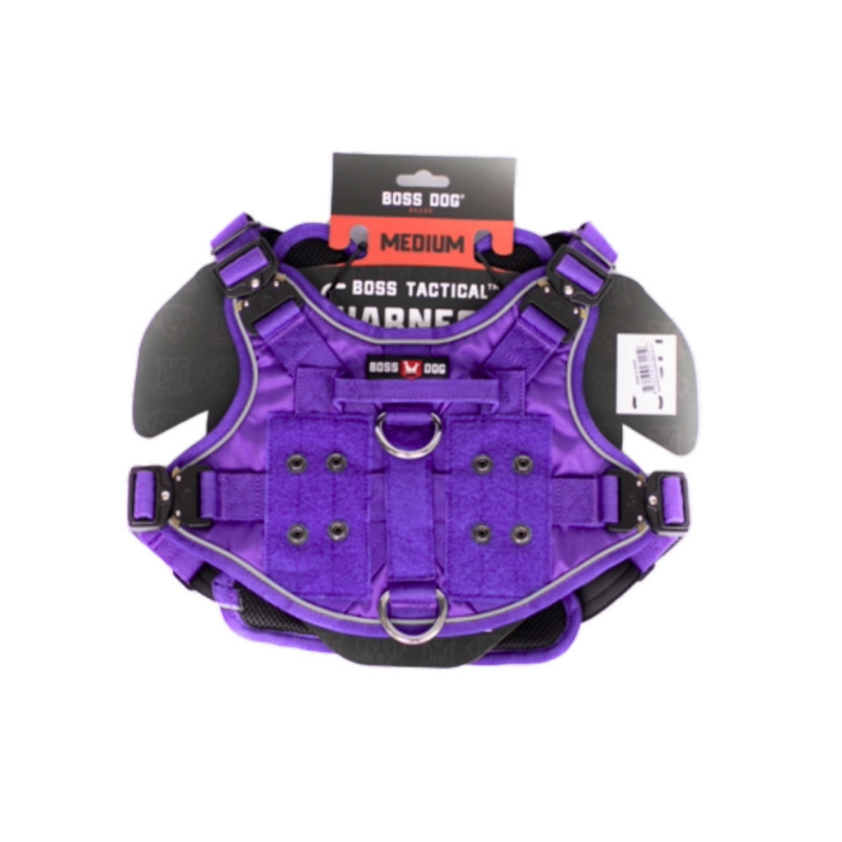 Picture of Boss Nation 850036272861 Dog Tactical Dog Harness&#44; Purple - Medium