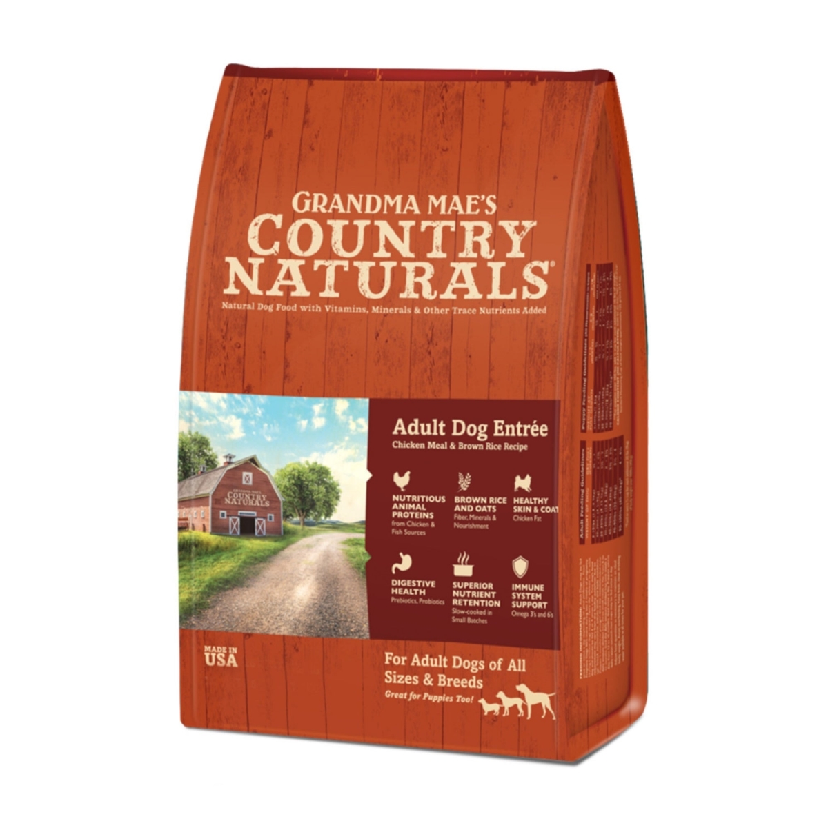 Picture of Grandma Maes Country Naturals 856235007945 24 lbs Premium All Natural Adult Dry Dog Food