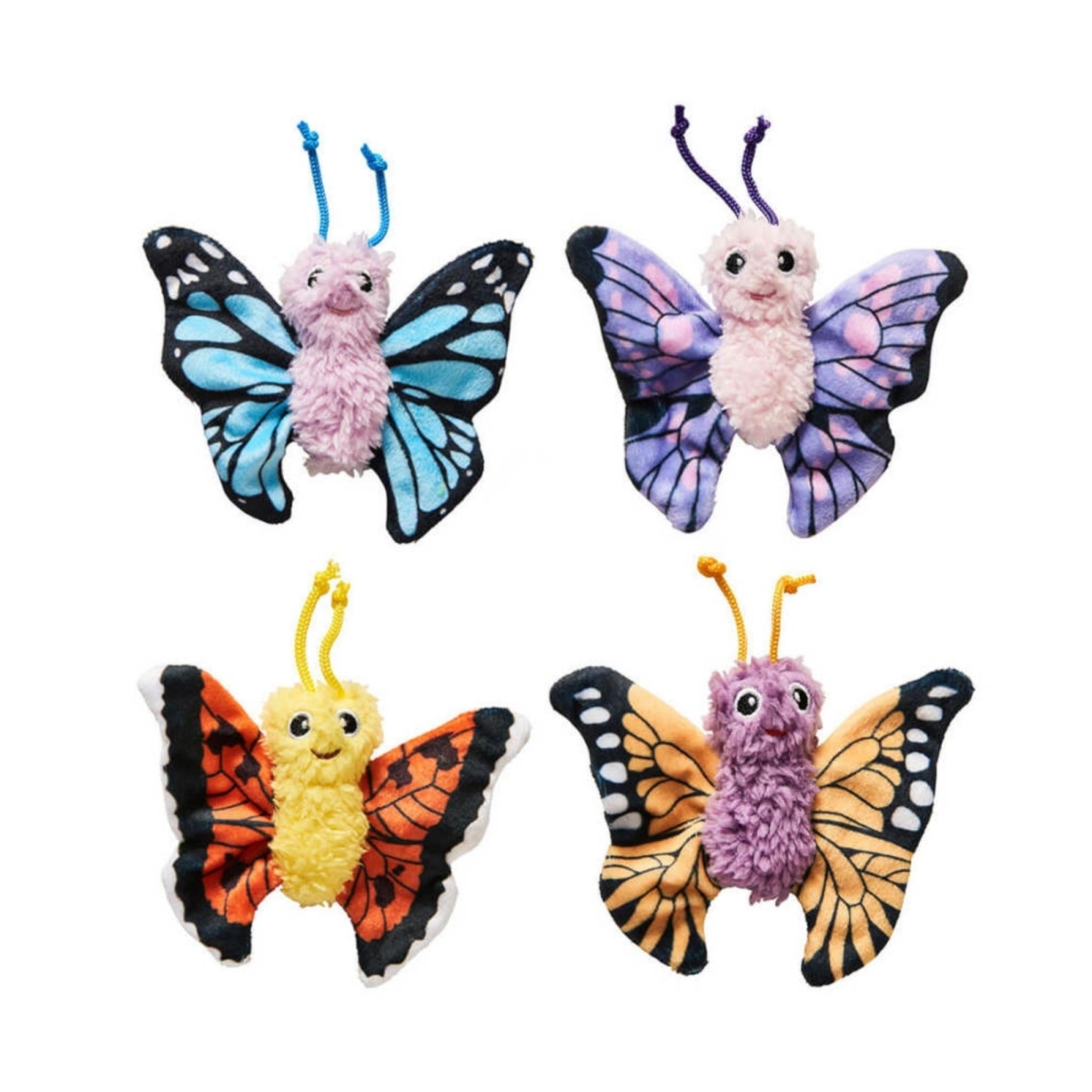 Picture of Ethical Pet Products 077234521762 Spot Love The Earth Butterfly Cat Toy&#44; Assorted - 4 in