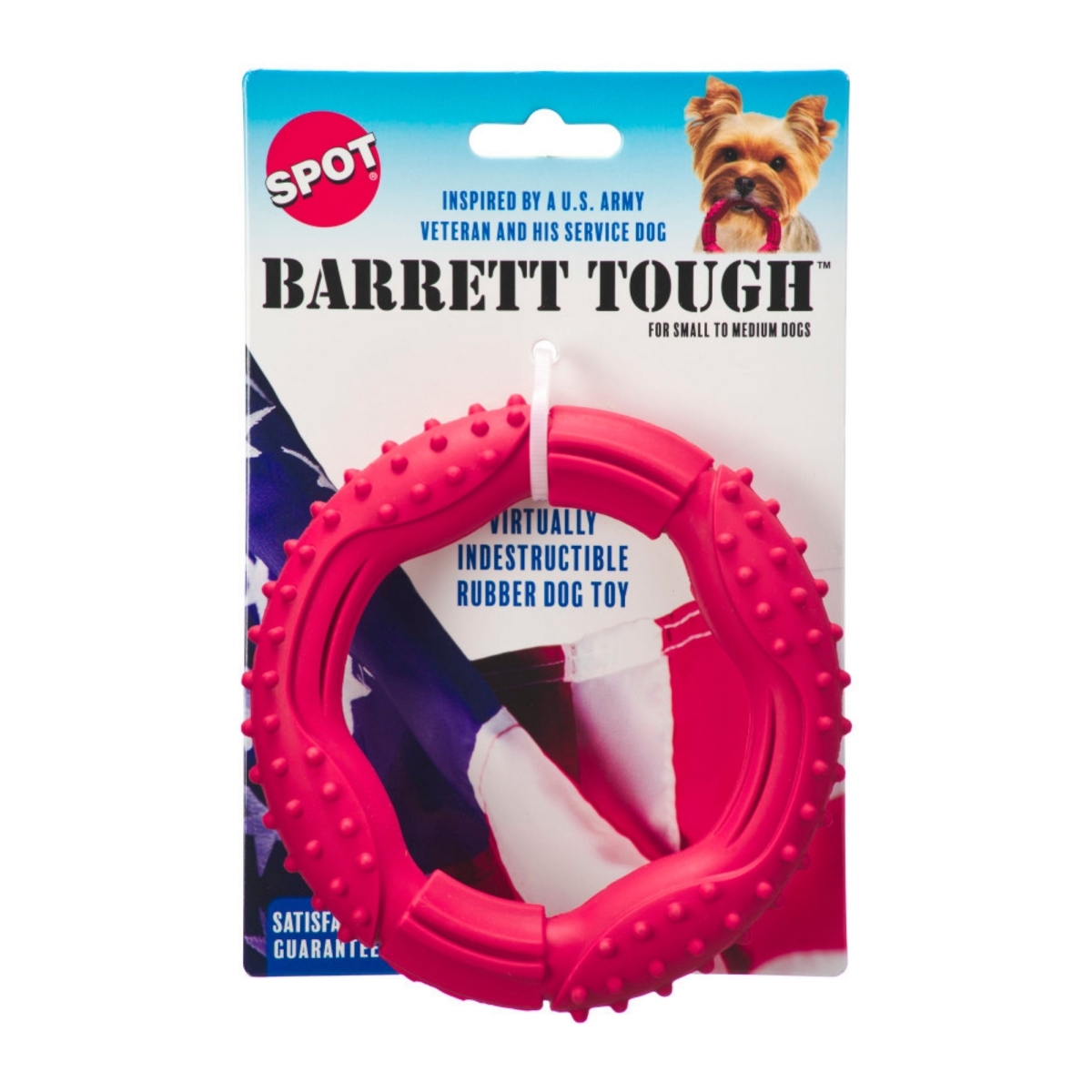 Picture of Ethical Pet 077234547991 Spot Barrett Tough Ring Dog Toy - 5 in.