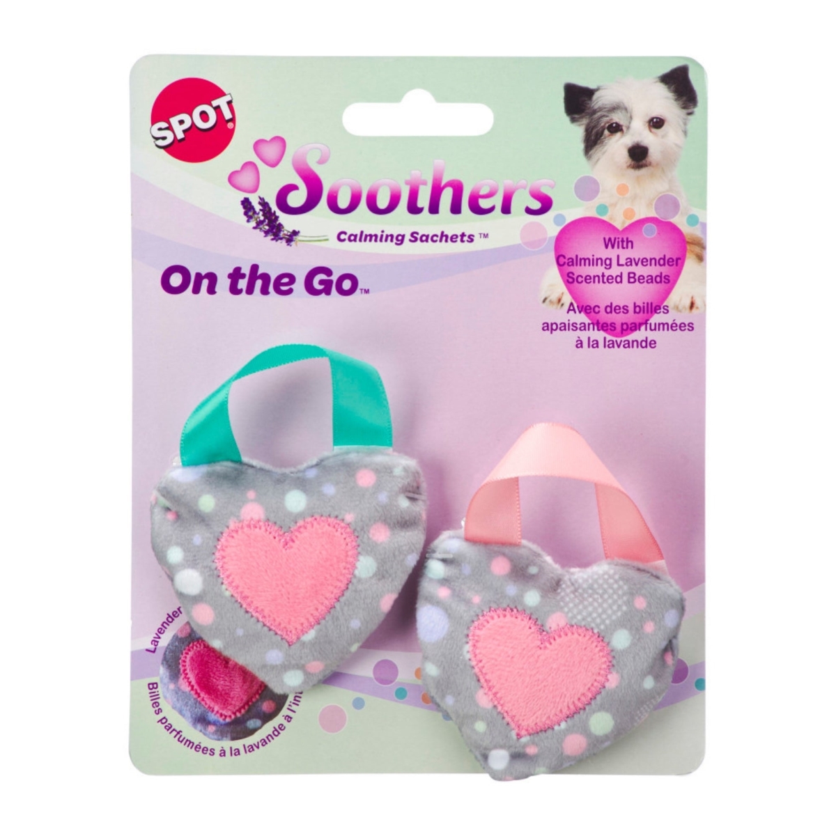 Picture of Ethical Pet 077234548554 Spot Soothers On The Go Toy&#44; Assorted Color - 3 in. - Pack of 2