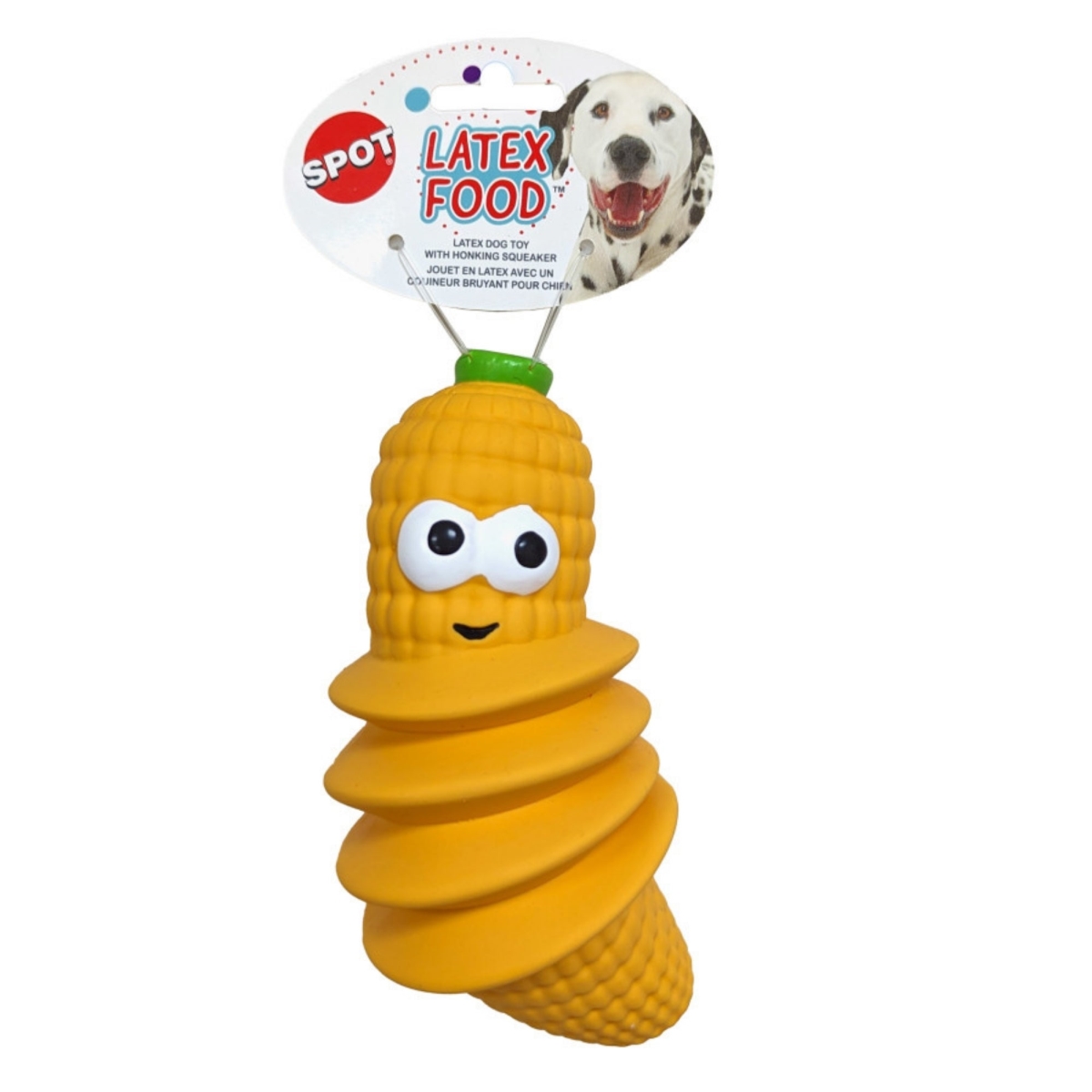 Picture of Ethical Pet 077234548707 Spot Latex Foods Dog Toy&#44; Assorted Color - 8 in.