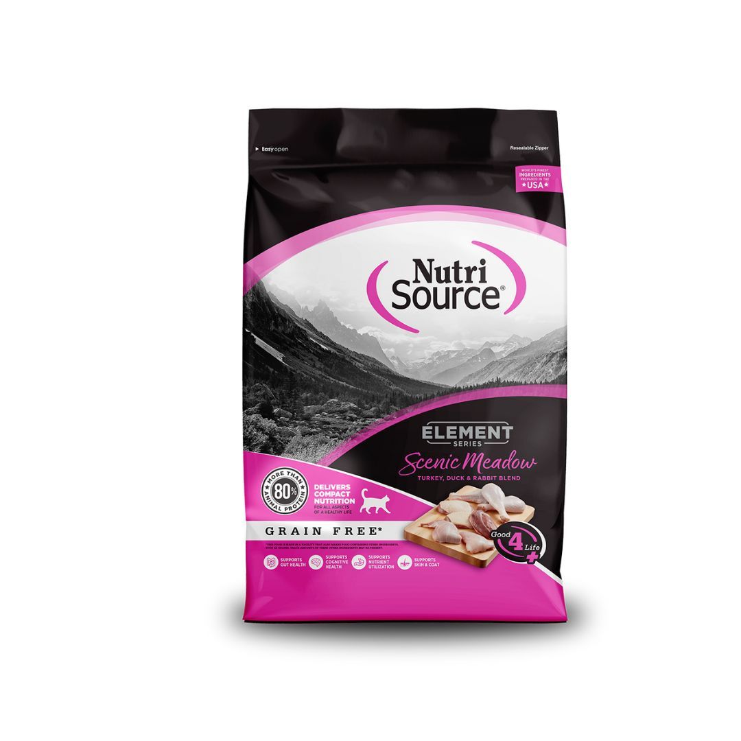 Picture of Nutri Source 073893300212 Cat Grain Free Element Scenic Meadow Food - 4 lbs