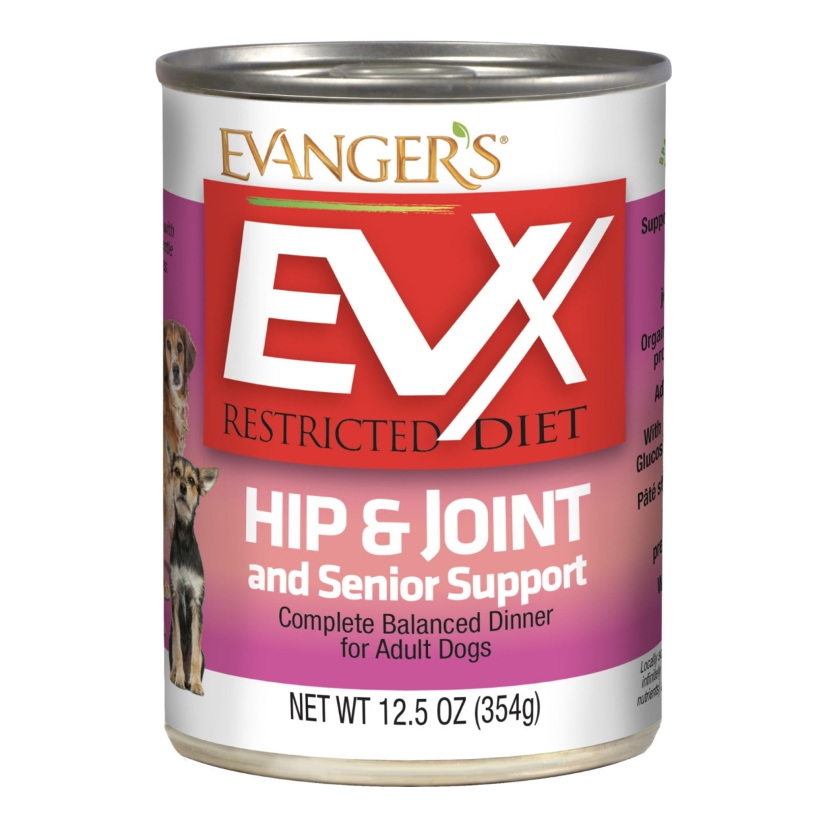 Picture of Evangers 077627202001 Restricted Diet Hip & Joint & Senior Support Wet Dog Food - 12.5 oz - Case of 12