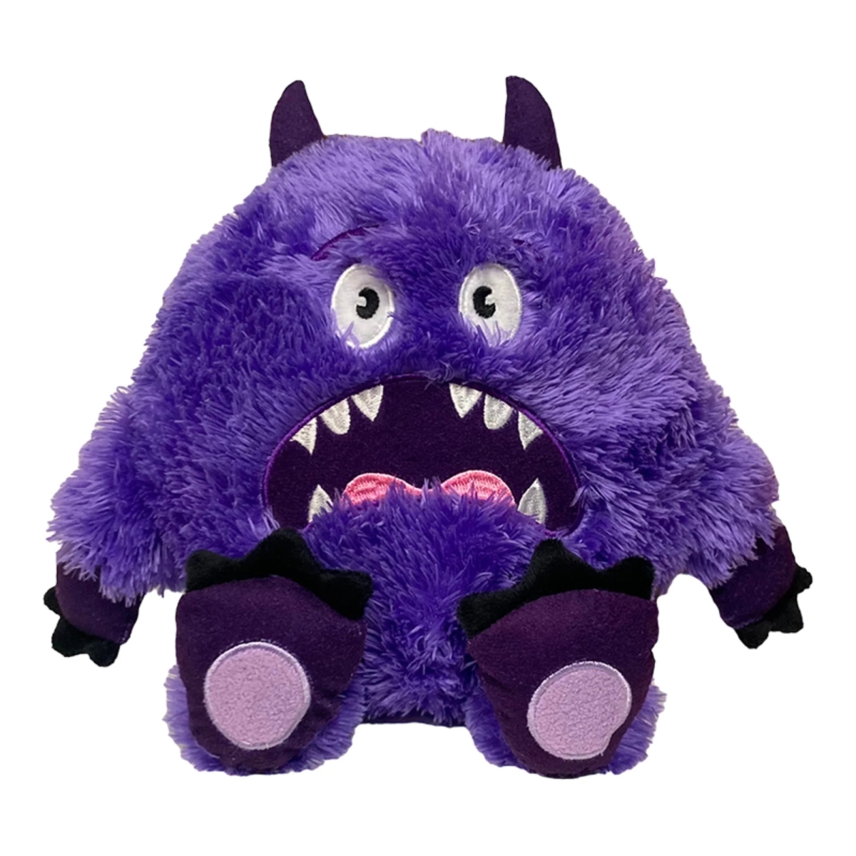 Picture of Fabdog 849088079016 Dog Fluffy Monster Toy&#44; Purple - Medium